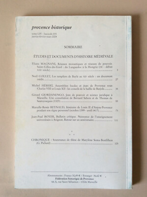 TEXTES ET DOCUMENTS D'HISTOIRE DU MOYEN-AGE XIVE-XVE SIECLES - TOME 1