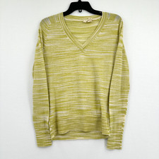 Moth Anthropologie Lightweight Sweater Womens S Yellow Green Boho Indie Celery