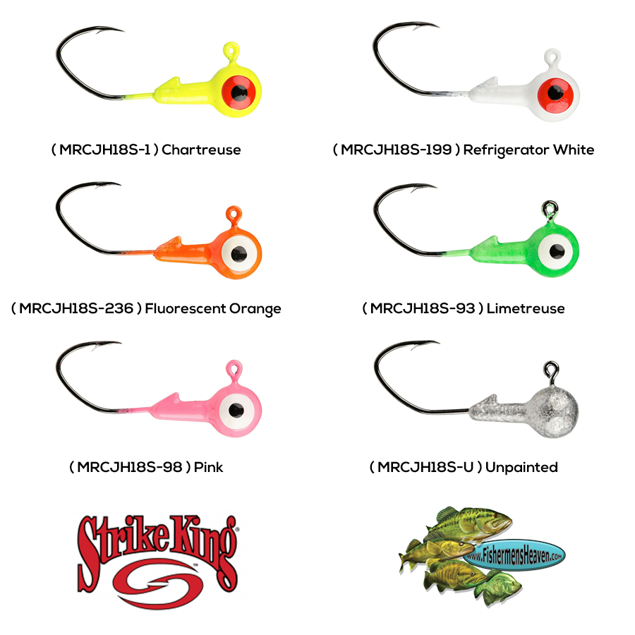 Strike King Panfish Mr Crappie Jig Heads Any Slab Slasher 1
