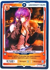 University Numi PL8 (Regular) 055/190, 1st Edition, Rising Stars, VCard