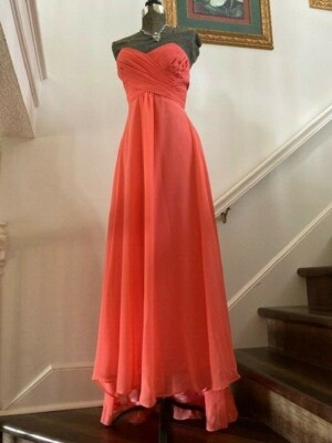 Allure Bridals Bridesmaids Women's Strapless Dress #1221 Formal Salmon Size 2 | eBay Allure Bridals Bridesmaids Women's Strapless Dress #1221 Formal Salmon Size 2 | eBay