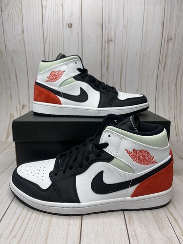 Nike Air Jordan 1 Mid SE Union Black Toe Red Mens Size 9 852542-100 New  194277044802 | eBay