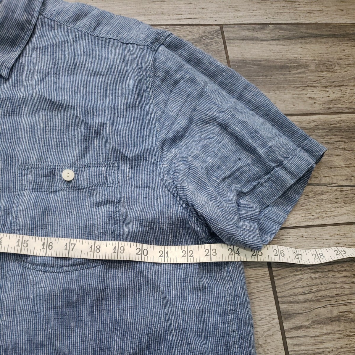 FAHERTY BRAND 半袖 ヘンリーライトブルー 天然コロゾボタン New Arrivals | Faherty Brand