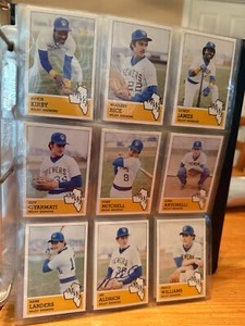 1983 Beloit Brewers Fritsch Cards Minor League Team Set Autographs