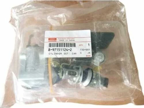 Ignition Lock Cylinder FOR ISUZU TROOPER 1981-1991 Full Set Key Complete Genuine - Image 2 of 3