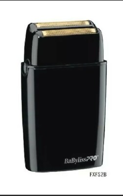 新品未使用 BaByliss Pro FOILFX02 Cordlessブラック Babyliss Pro FOILFX02 Cordless Double Foil Shaver Black 110-220