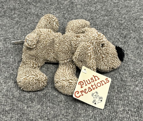 Plush Creations Brown Dog 8" Plush Stuffed Animal Vintage - Picture 1 of 5