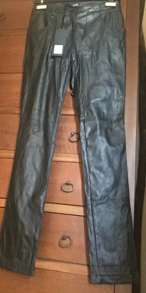 Liu jo shop pantaloni ecopelle