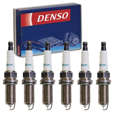 6 pc DENSO Iridium Long Life Spark Plugs compatible with Toyota Tacoma 4.0L V...
