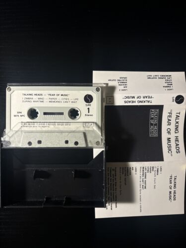 Talking Heads - Fear of Music (1979, Sire) Cassette Tape Used BUY 2, GET 1 FREE - Picture 3 of 4