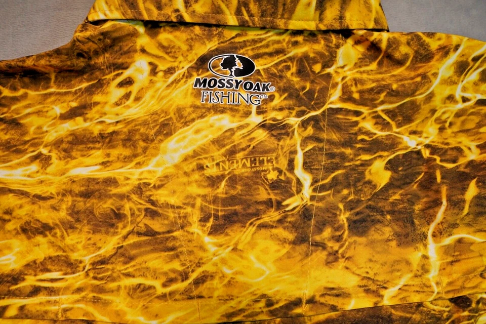 Camisa de Pesca Roble Mossy Talla XL Oro Camuflaje Elementos Aqua Ventilado Foto 2 de 4
