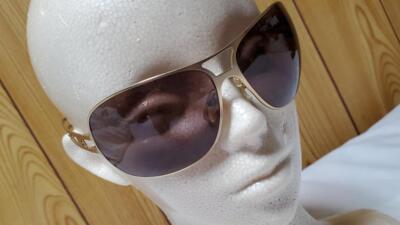 CHANEL Sunglasses Men's Gold Metal New without tag from