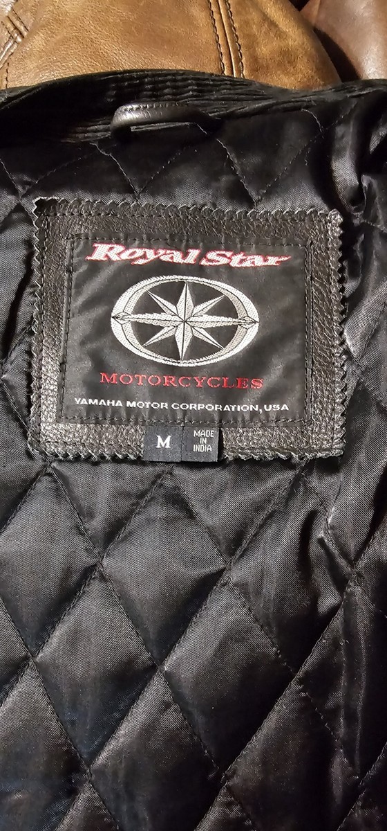 Vintage Yamaha Star Leather Motorcycle Jacket Riding Men's Vintage Yamaha Star Leather Motorcycle Jacket Riding Men's