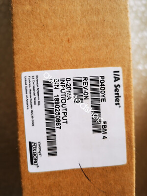 1PCS FOR FOXBORO P0400YE brand new Shipping DHL or FedEX