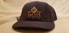 BALLY'S CASINO - New Old Stock Strap Back 1990s Vintage Hat - LAS VEGAS