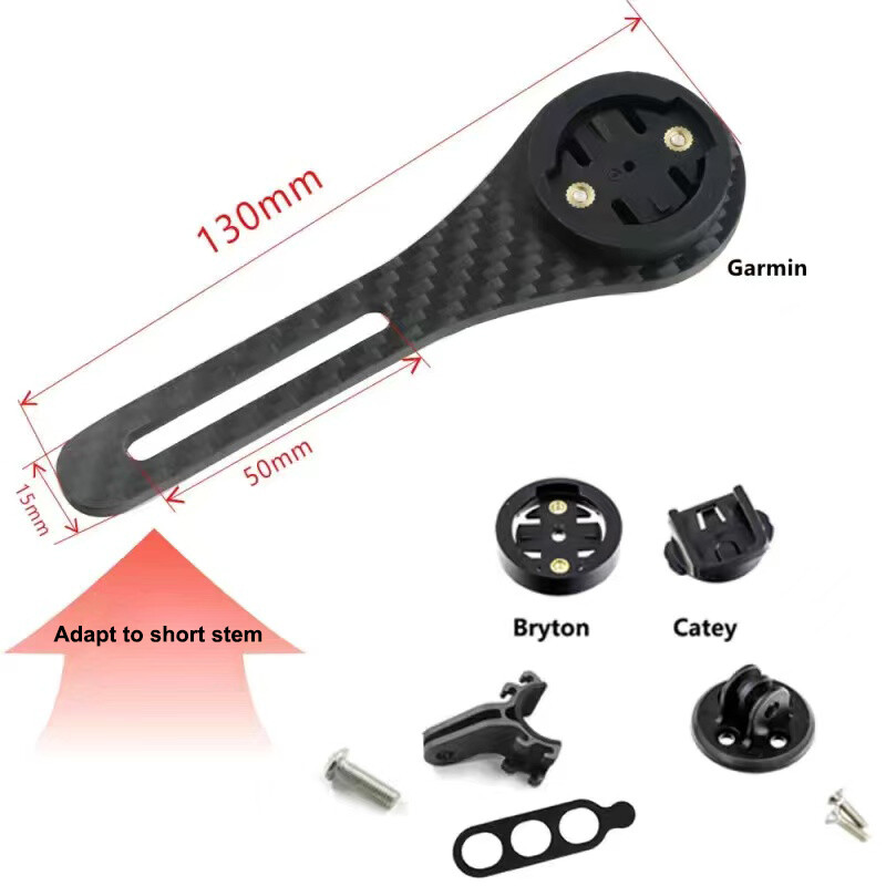 Carbon Bike GPS Computer Mount Holder for Integrated Handleb