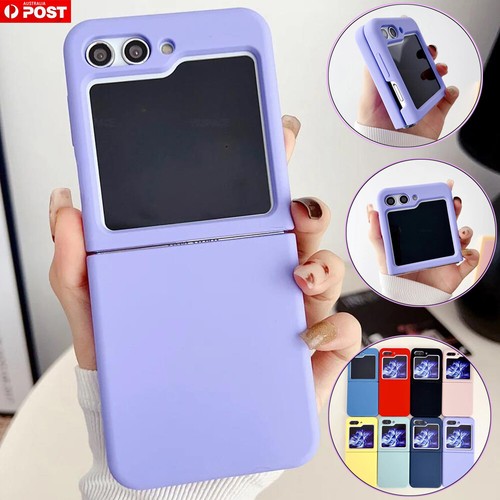 For Samsung Galaxy Z Flip 6 5 5G Shockproof Liquid Silicone Gel Case Soft Cover - Bild 1 von 34