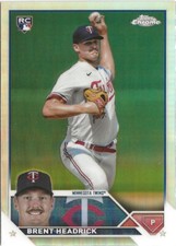 2023 Topps Chrome Update Brent Headrick Refractor SP RC #USC188 