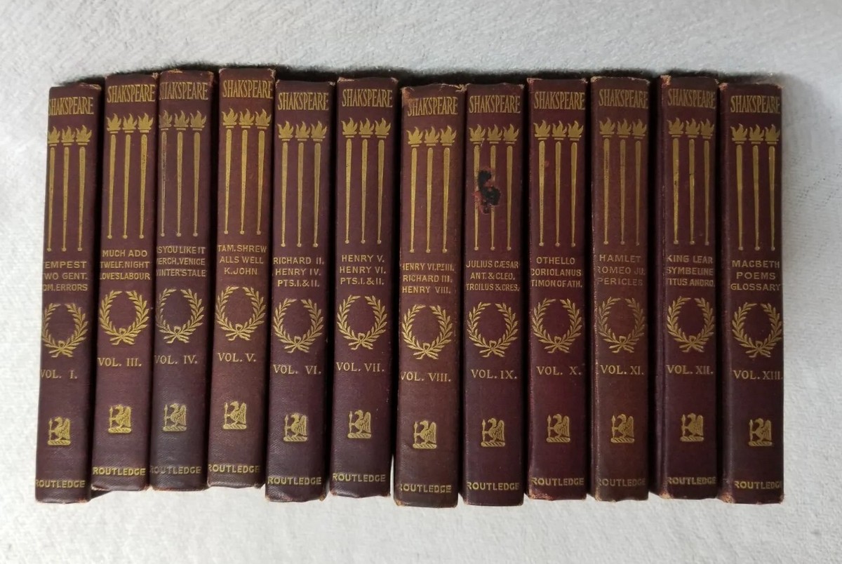 Rare Vintage The Pocket Shakespeare (12 of 13 volumes) - George