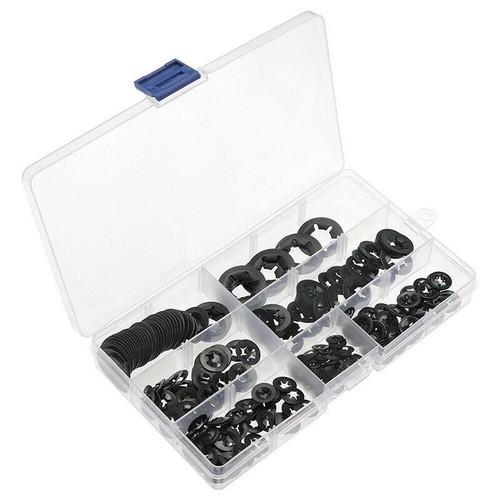 340x arandelas Starlock dientes Starlock empuje arandelas de bloqueo clips de velocidad sujeción - Imagen 9 de 12