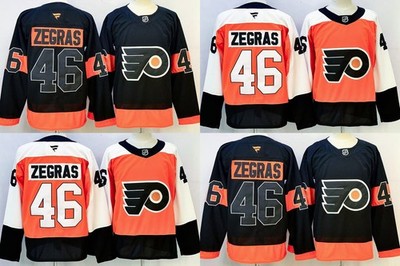 Men's Philadelphia Flyers 46 Long Sleeve Top Stitched S-3XL