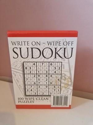 Sudoku Write On - Wipe Off - No Pen