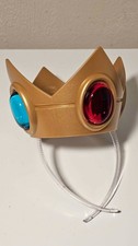 Nintendo Super Mario's Princess Peach Jeweled Crown Halloween Costume Hat Head