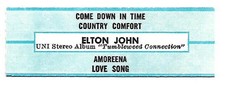 Elton John, Come Down In Time/Country Comfort/Amoreena, 33's Jukebox Label 