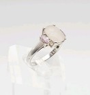Nevada Silver Mines NV Sterling Silver Rose Quartz & Pink Tourmaline Ring Size 7 — photo 4