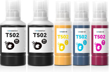 T502 502 Ink Refill Bottles for Ecotank ET2760 ET-4760 ET2750 ET-3760 ET-2850 ET