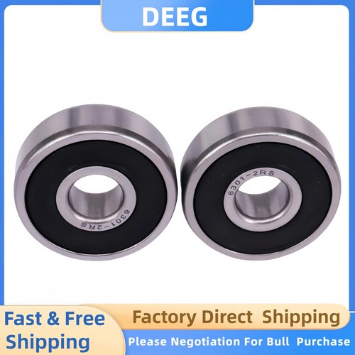 6301 Wheel Bearings For Pit Bike Wheels – 12x37x12mm (Pair) – Free Fitting Guide Included