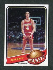 Rick Barry Houston Rocket NBA Hall of Famer Basketball Card #120 1979-80 Topps