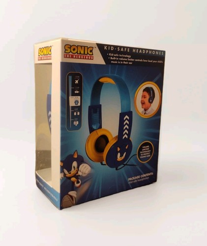 SONIC THE HEDGEHOG Kindersichere Kopfhörer mit Lautstärkeregelung #HP201905-BLU - Bild 4 von 4
