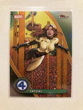 2026 Topps Finest Fantastic Four Crystal Rare Orange Refractor /25