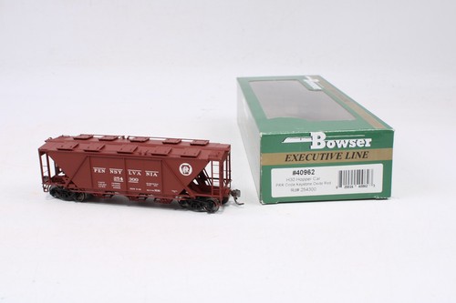 Bowser Executive 40962 escala HO H30 tolva coche PRR círculo Keystone rojo #254300 | Zustand: Used