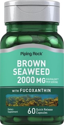 Brown Seaweed Extract 2000 Mg Fucoxanthin Nutritional Immunity Support, 60 Caps