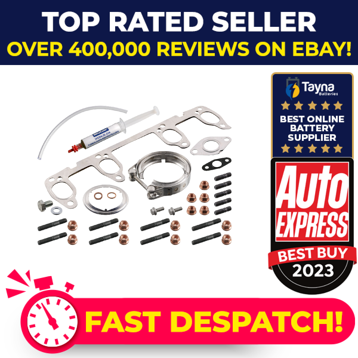 Mounting Kit, charger 192265 Febi 1100768 1100768S1 Genuine Quality Guaranteed
