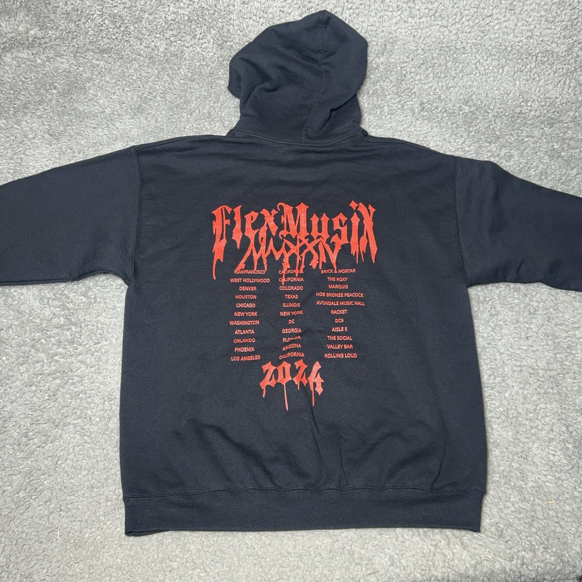 OsamaSon FLEX MUSIX Hoodie Large 2024 Tour | eBay