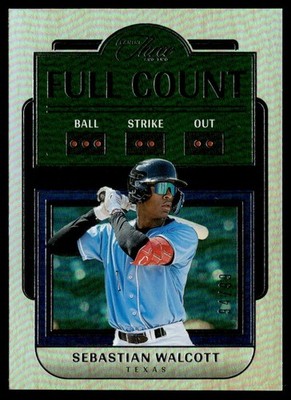 2024 Panini Three and Two Full Count Sebastian Walcott 94/99 #18
