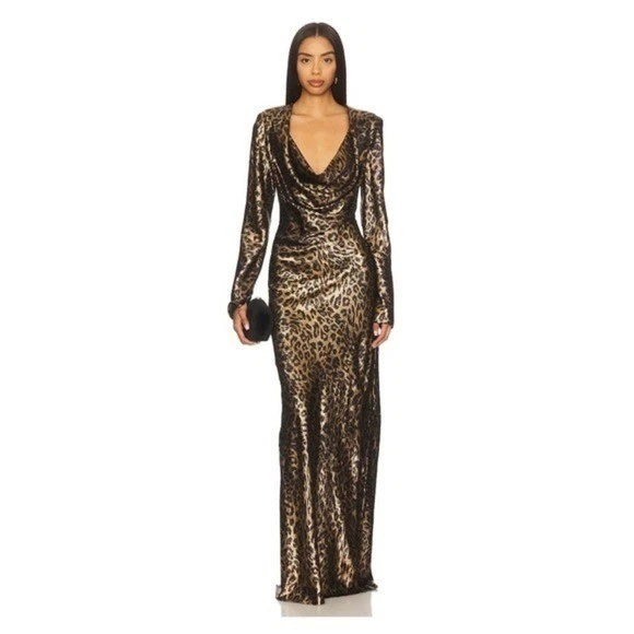 Long Sleeve Dresses Gold Maxi Dresses for sale | eBay