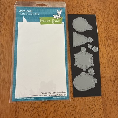 Lawn Fawn-Winter Tiny Tags Die Set- Item # LF1494