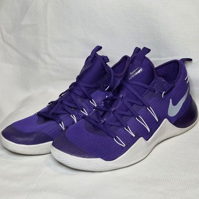 Nike Hypershift Court Purple Metallic Silver Basketball Shoes 856488-551 Size 18