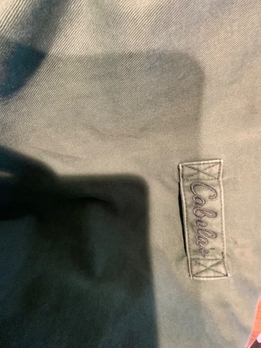 VTG Cabelas Men L T Bomber Insulated Canvas Thinsulate Heavyweight Work Barncore - Picture 9 of 24