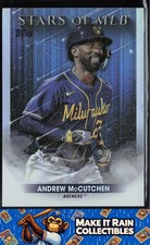 Andrew McCutchen 2022 Topps Update Stars of MLB #SMLB-78 Milwaukee Brewers