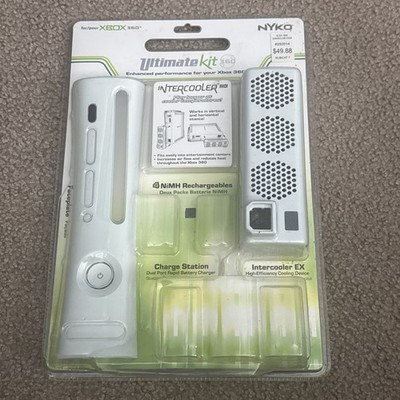 Nyko Ultimate Kit Xbox 360 New In Package Cooling Fan Intercooler EX, Faceplate