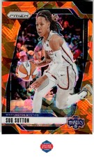 2024 Panini Prizm WNBA #51 Sug Sutton Ice Orange Prizms