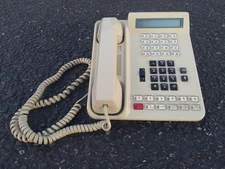 Vintage Vodavi Starplus Executive Key Telephone Phone SP 61614-41 Creme