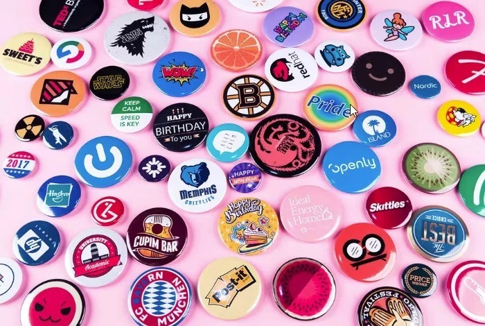 Button Rohlinge 58 mm Set für 100 Buttons mit Sicherheitsnadel & Folie - Bild 3 von 3