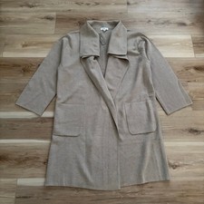J. Crew Shawl-Collar Oversized Sweater Blazer Heather Birch M
