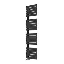 Bathroom Flat Panel Towel Rail Designer Radiator Warmer Heating Rads Black